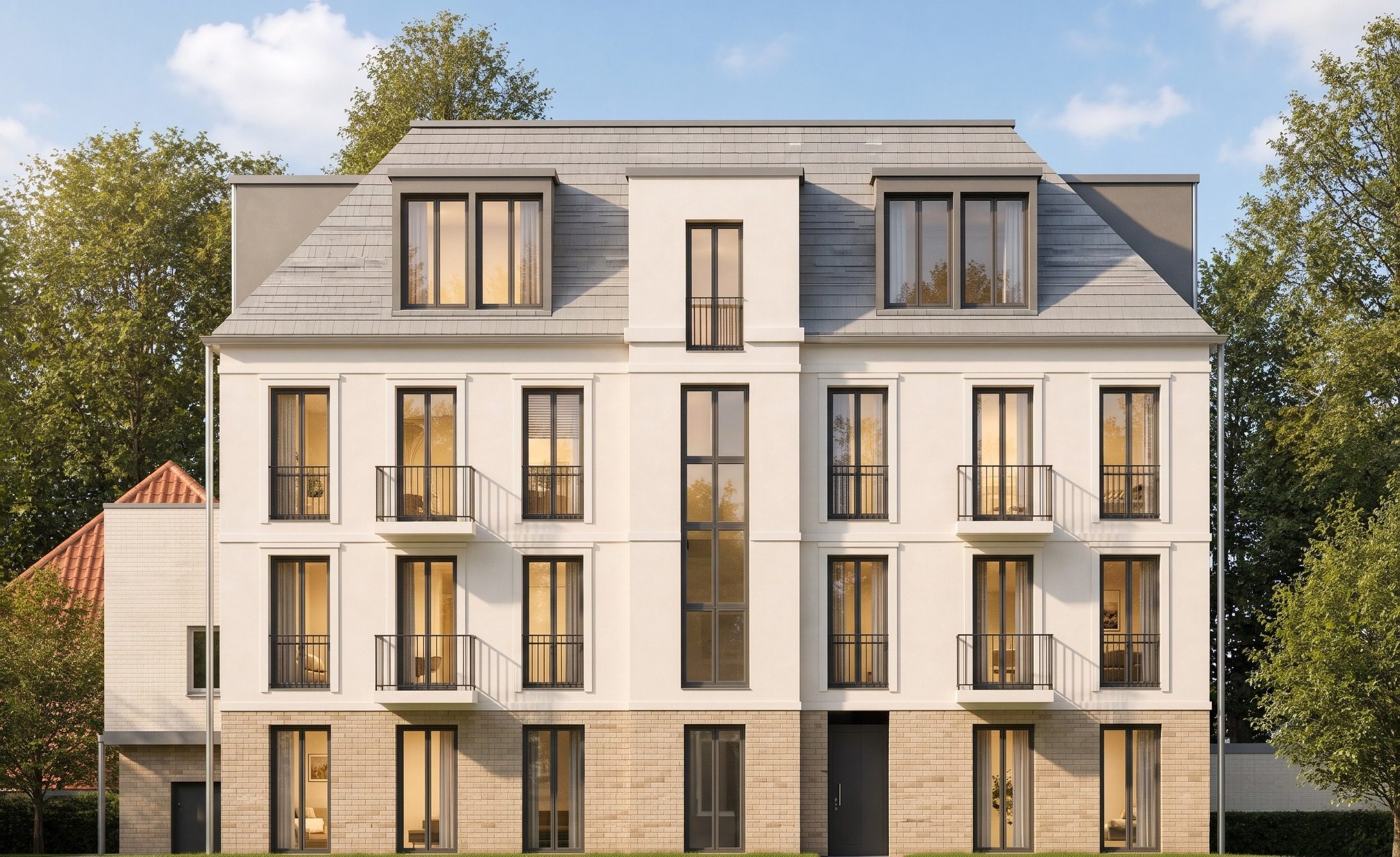Ansicht Straßenseite, Visualisierung